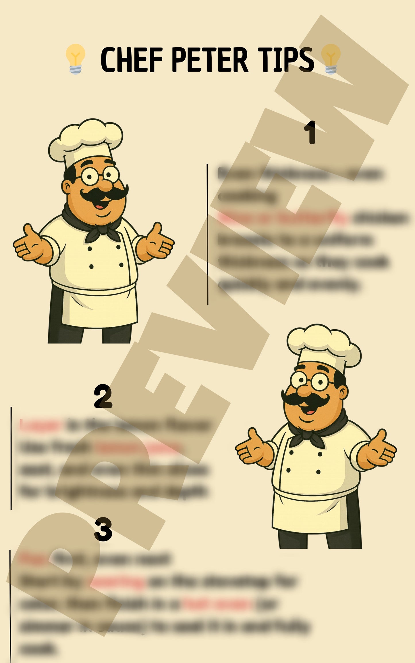 Chef Peter's Cookbook