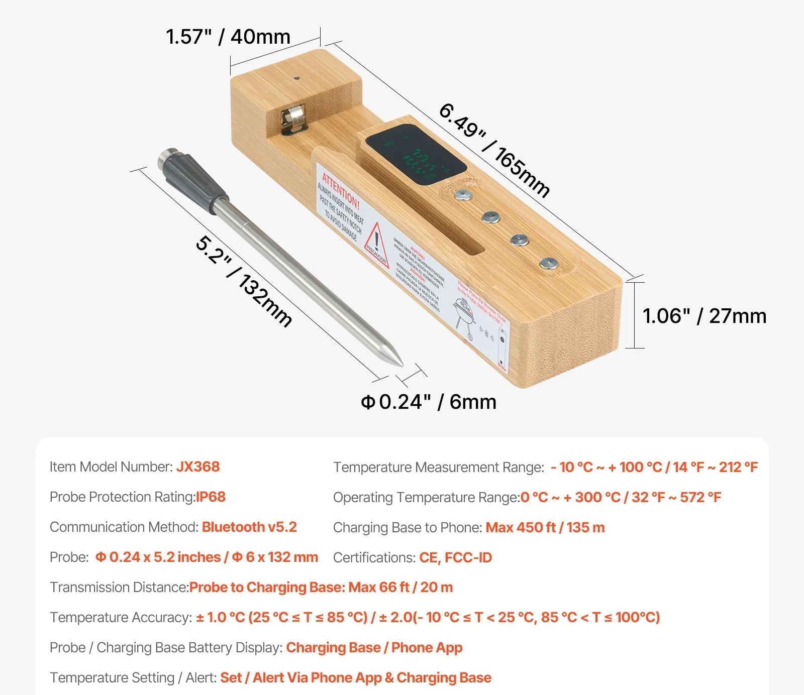 WIRELESS THERMOMETER